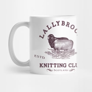 Original Lallybroch Knitting Club Mug